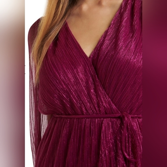 Ever New Fushia Rose Petite Plisse Skater Dress - Picture 3 of 12